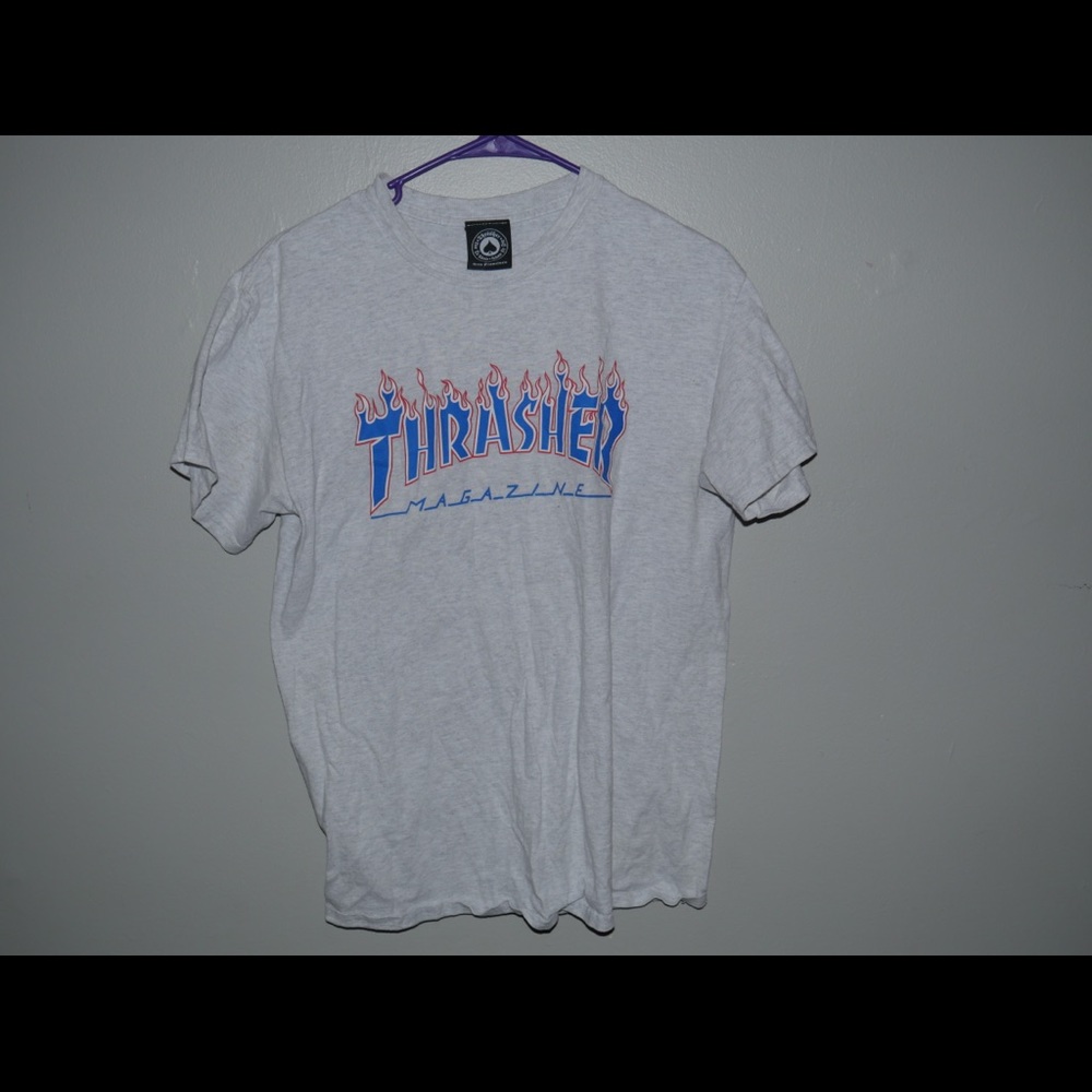 Gray thrasher shirt